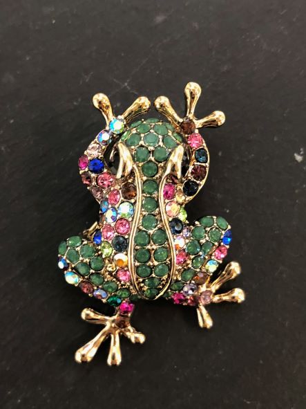 Frog brooch hot sale