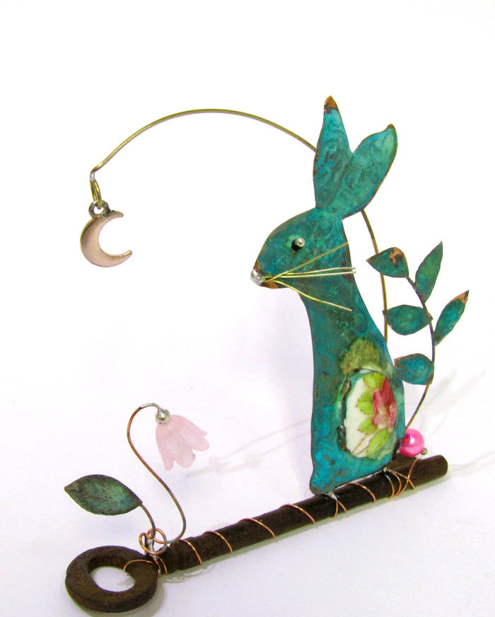 Hand-crafted assemblage by Linda Lovatt