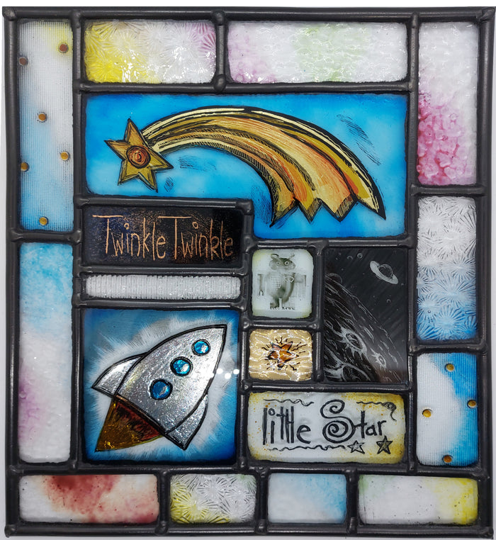 Little Star stained glass by Bryan Smith