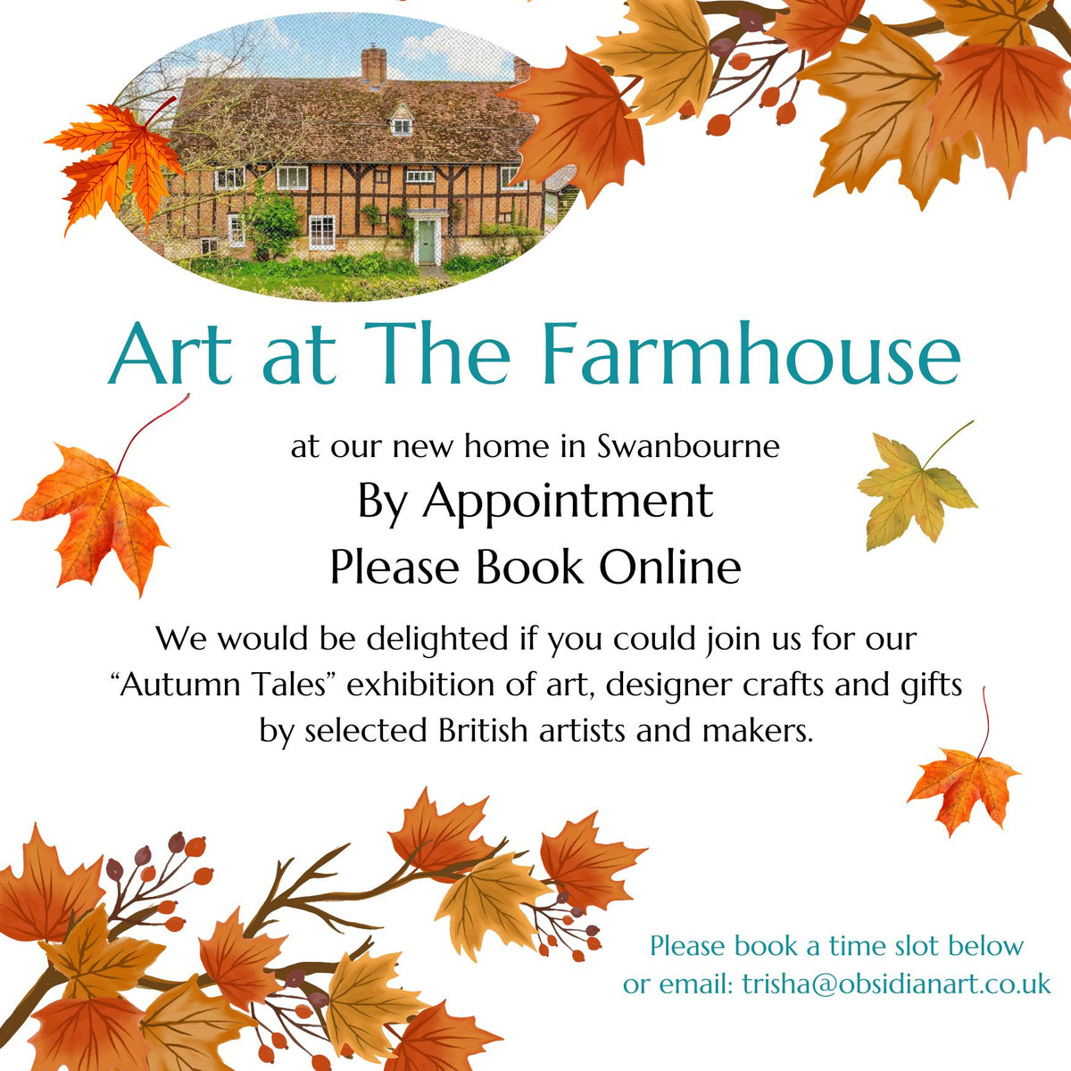 Art at the Farmhouse: Appointment to Visit Swanbourne