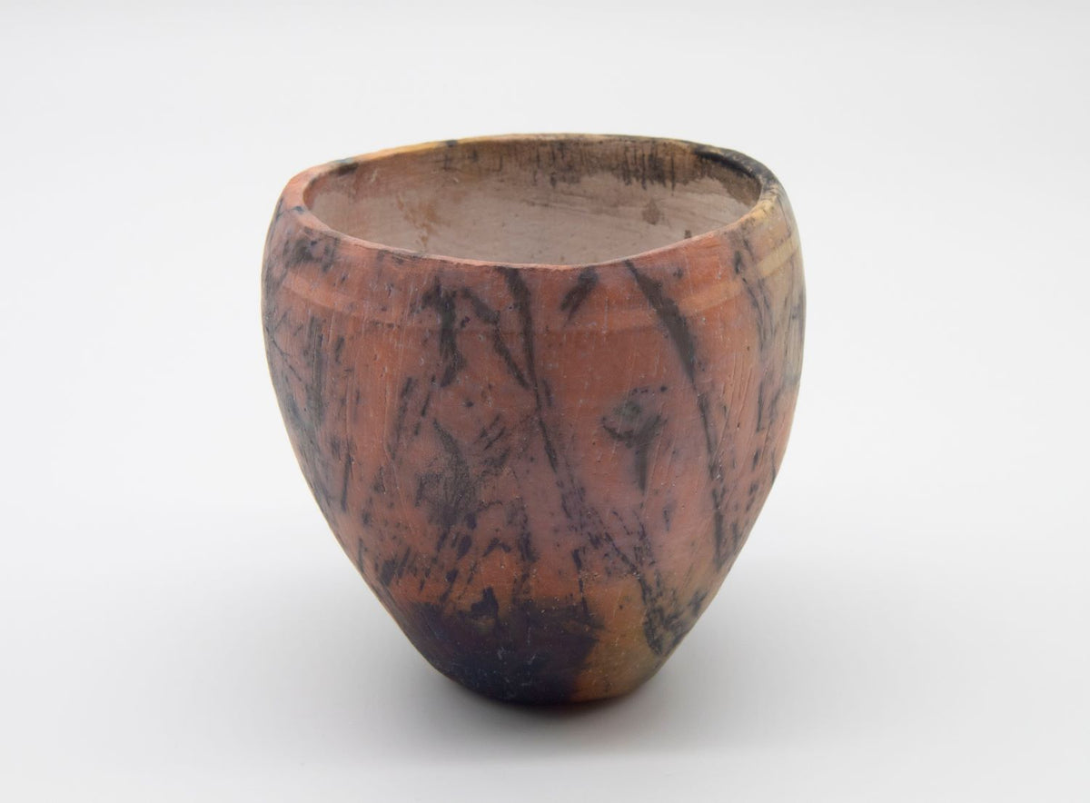 Saggar Fired Stoneware Bowl by Laura Gibbs