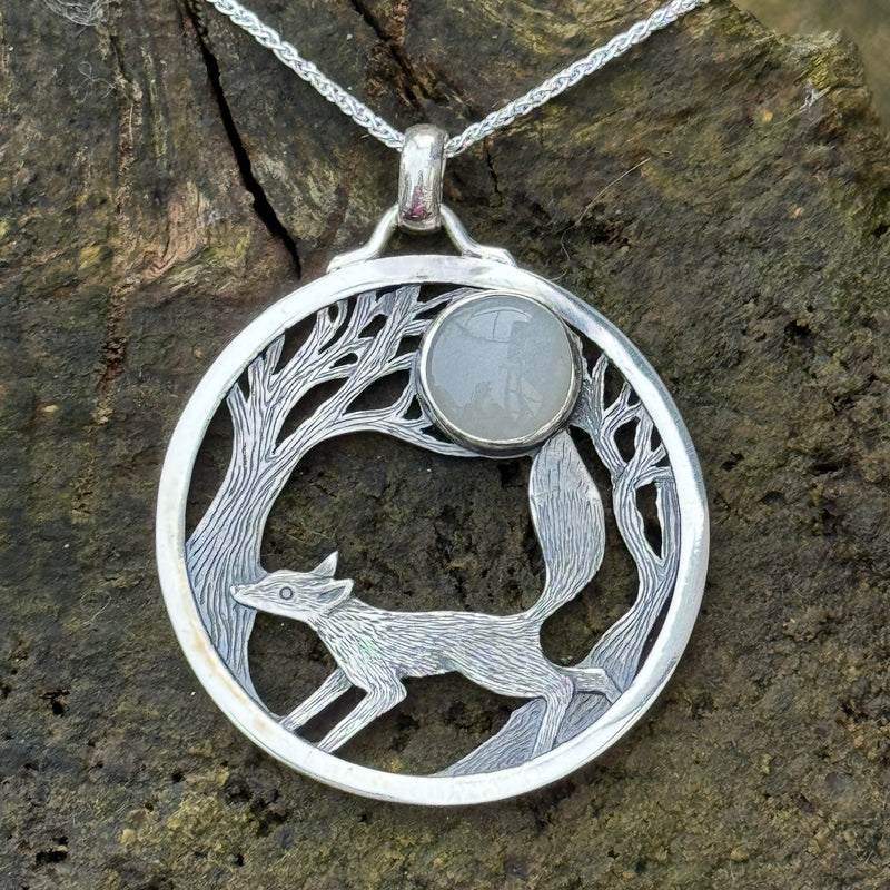 Fairy Fox Pendant by Rachel Bailey