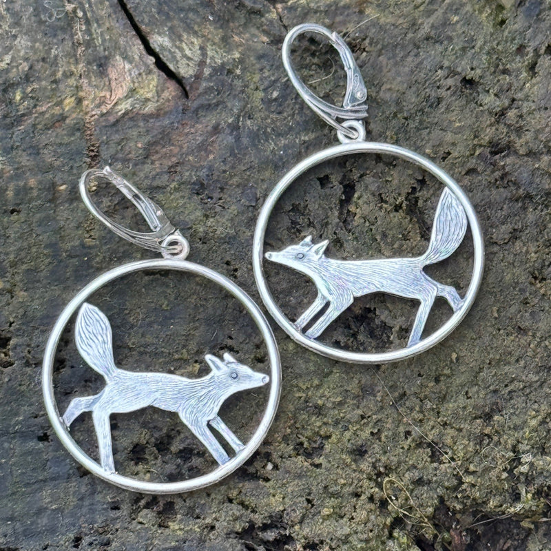 Fairy Fox Earrings by Rachel Bailey