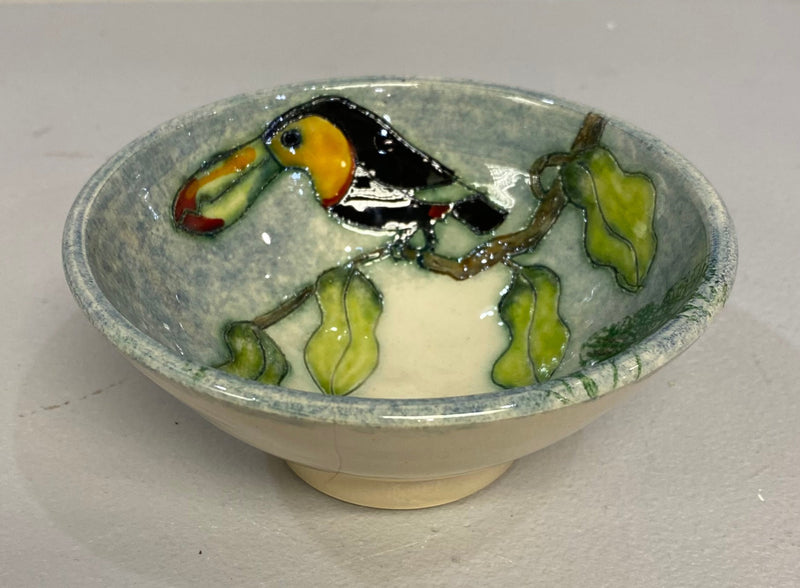 Small Toucan Bowl by Jeanne Jackson 