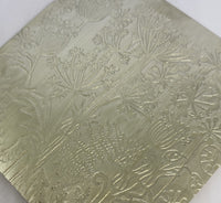 Original Dandelion Embossed Pewter Coasters by Quirky Metals