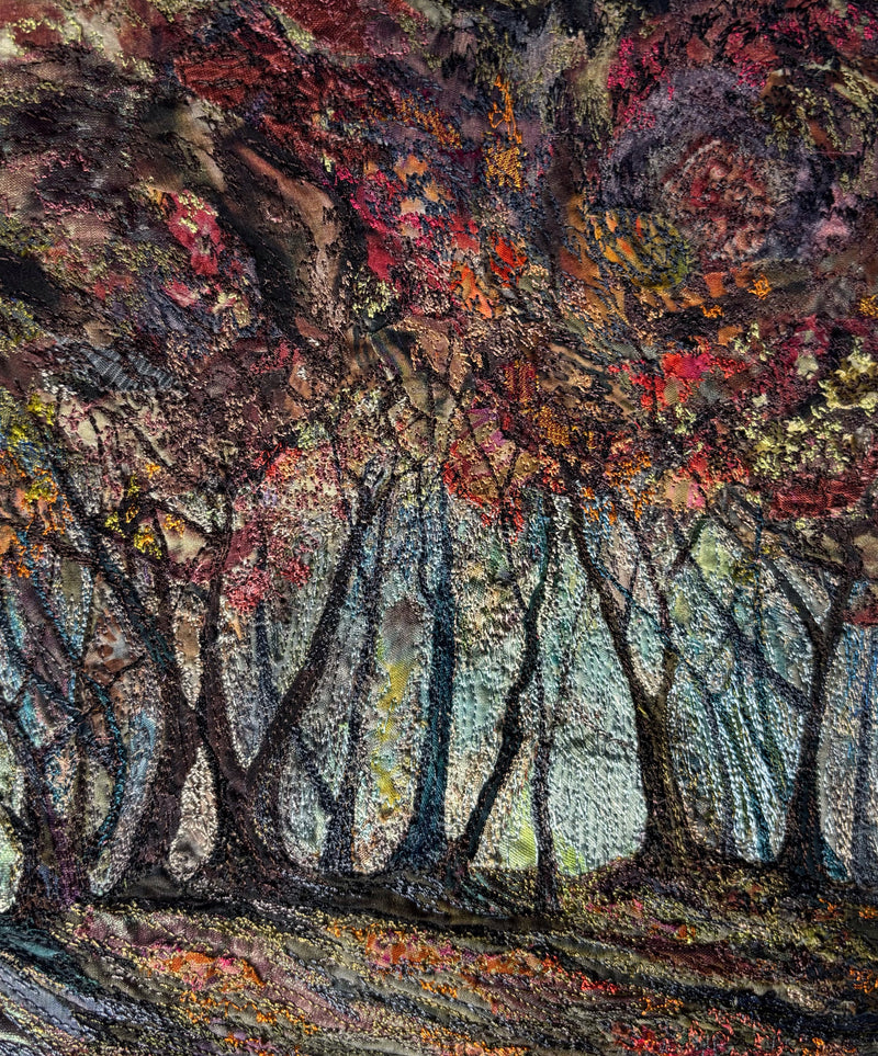 A Nip in the Air - Rachel Wright - textile art 