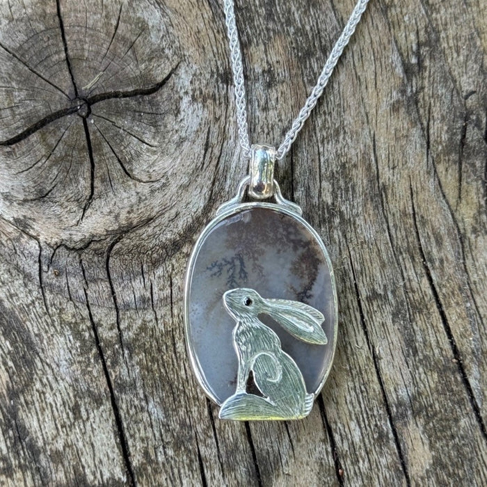 Fern Hare Pendant by Rachel Bailey