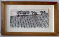 Long Ridge (large) - freemotion embroidery by Sue Nicholls