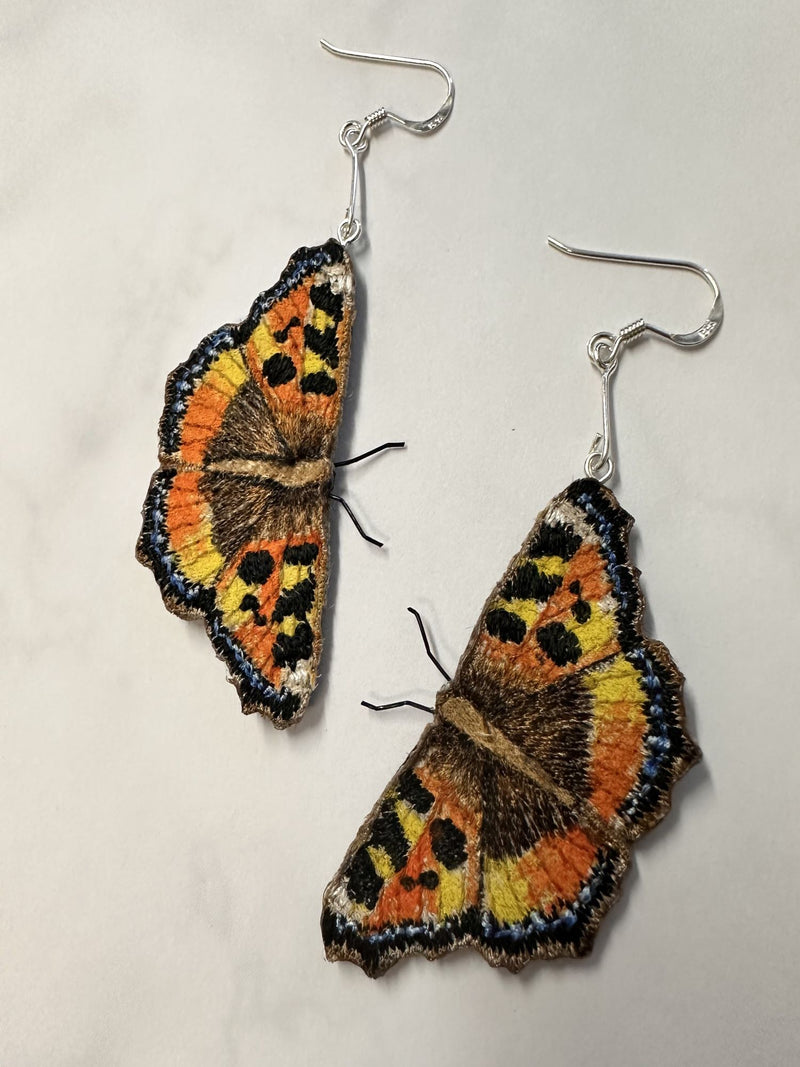 Tortoiseshell Butterfly Earrings by Vikki Lafford Garside