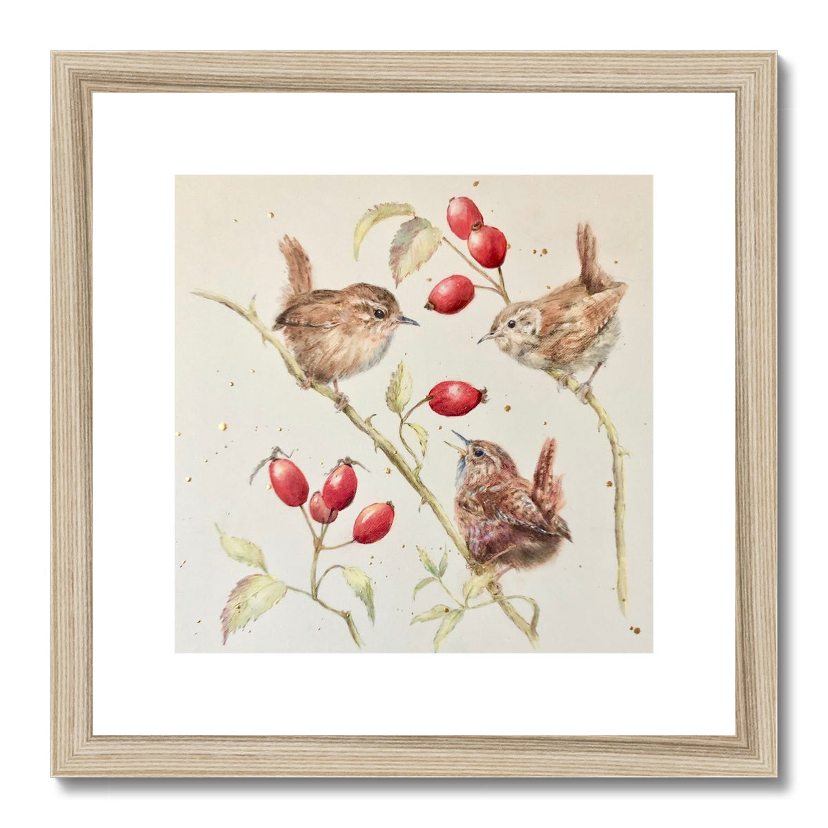 Chime of Wrens Framed & Mounted Print