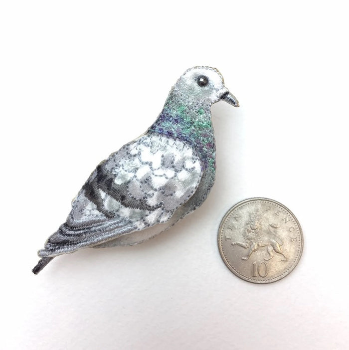 Pigeon Brooch by Vikki Lafford Garside