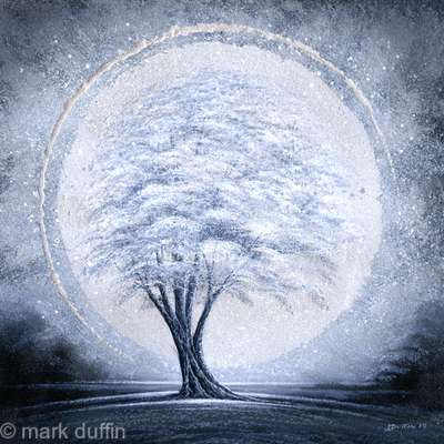 Spirit Moon - Original Painting by Mark Duffin