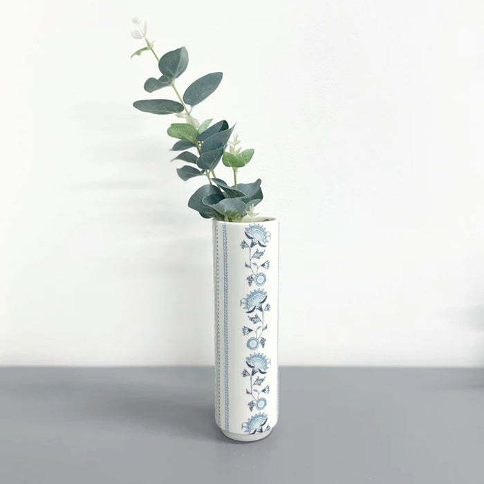 Fusion Jasmine Stem Vase hand thrown hand painted porcelain by Alex Allday          