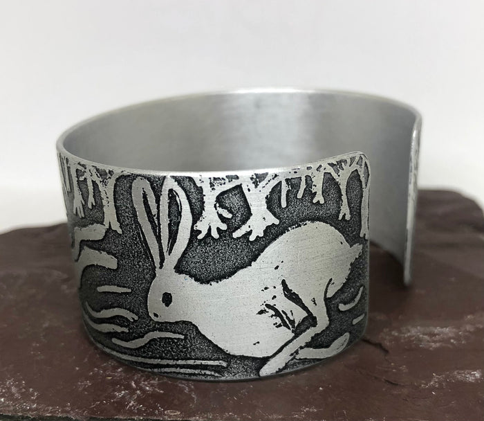 Hare Design Cuff by Anna Roebuck