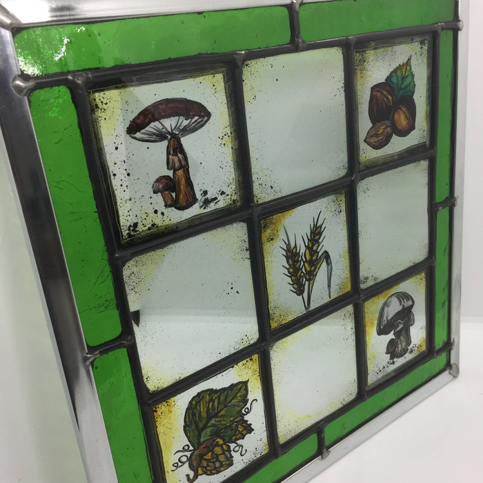 Mushroom Panels in Zinc Frame By Bryan Smith 