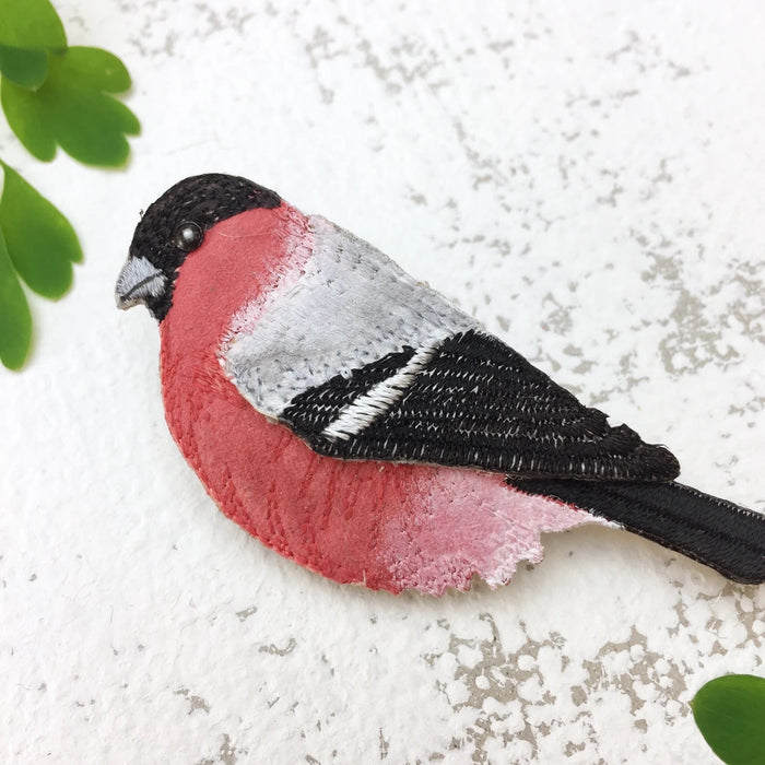 Bullfinch Brooch by Vikki Lafford Garside