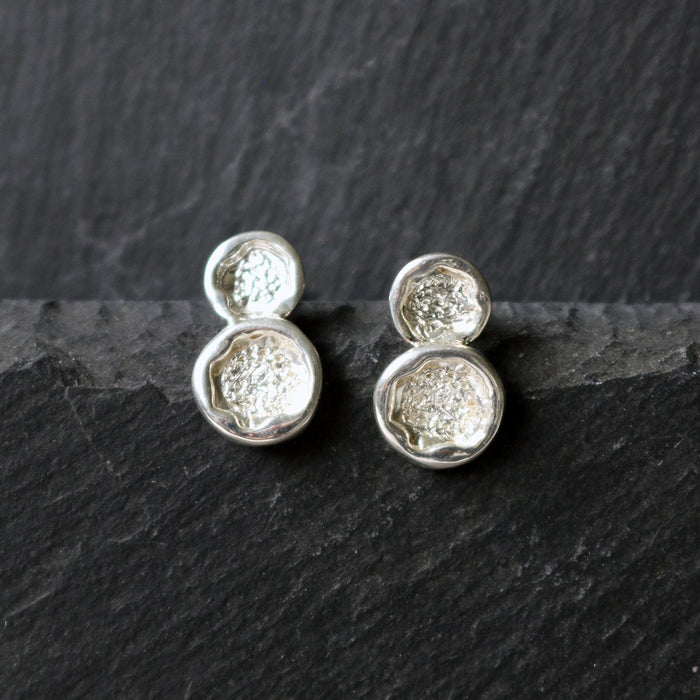 Silver Stud Earrings by Chris Lewis (CL53)