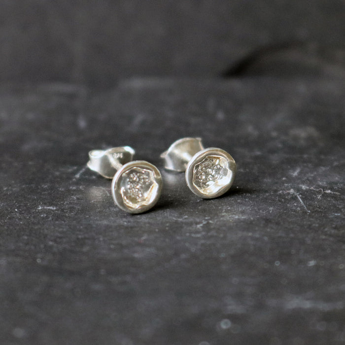 Silver Stud Earrings by Chris Lewis (CL54)