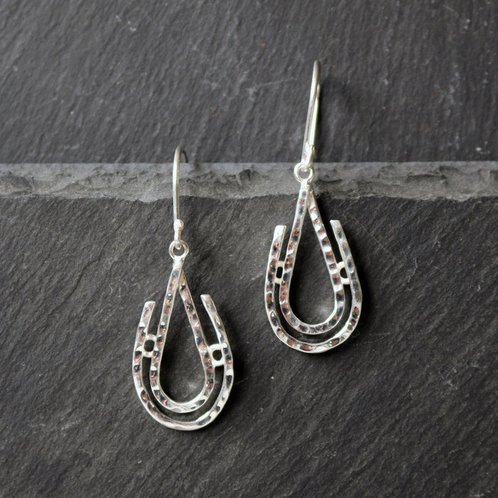 Silver Drop Earrings by Chris Lewis (CL60)