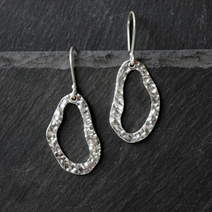 Silver Earrings by Chris Lewis