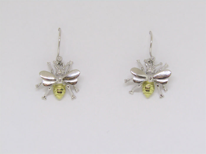 Bee Earrings made by Madeleine Blaine.