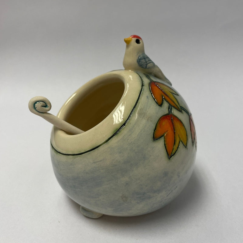 Chameleon salter pot by Jeanne Jackson