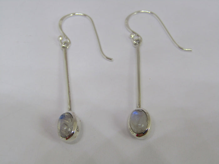 Sequola earringd with moonstone silver plated