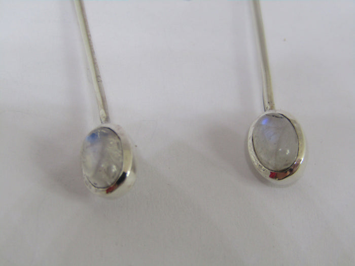 Sequola Earrings with Moonstone