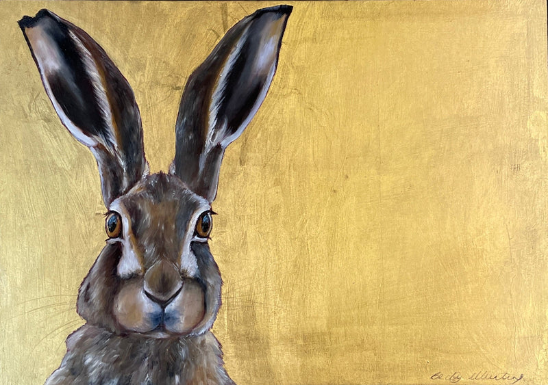 Golden Hare by Becky Munting