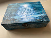 12 Compartment Tea / Jewellery / Trinket Box by Monika Maksym featuring Artwork by Mark Duffin (MM75)