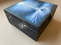 Square Jewellery / Trinket Box by Monika Maksym featuring Artwork by Mark Duffin (MM88)