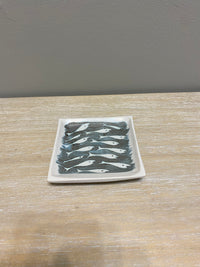 Small Square Dish - Fish Design