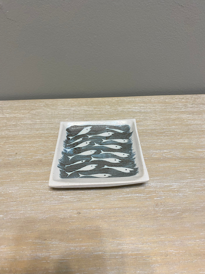 Small Square Dish - Fish Design