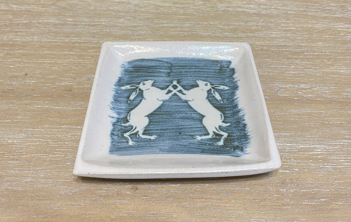 Small Square Dish - Hare Design