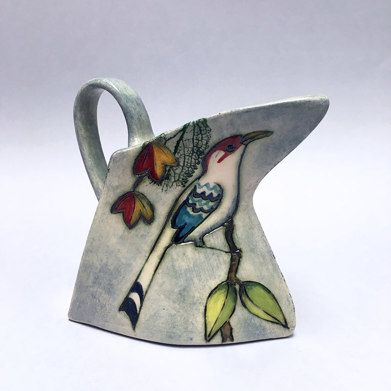 Birds Triangle Jug by Jeanne Jackson