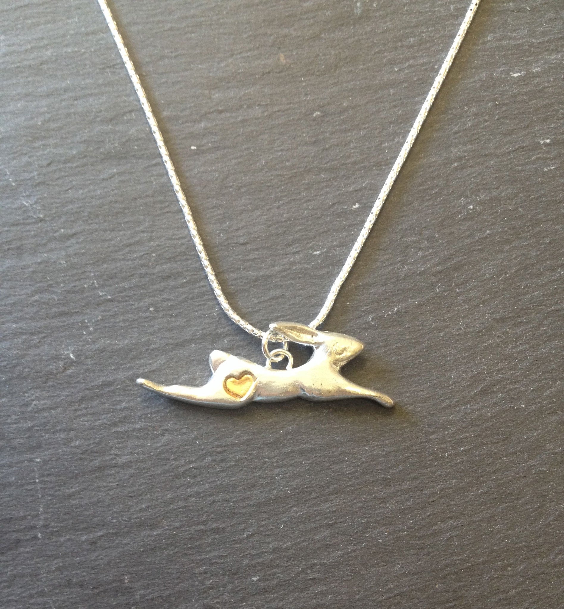 Leaping on sale hare jewellery