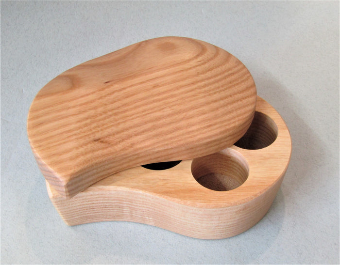 Earrings / Cufflink Wooden Storage Box - hand-crafted by Martin Stephenson