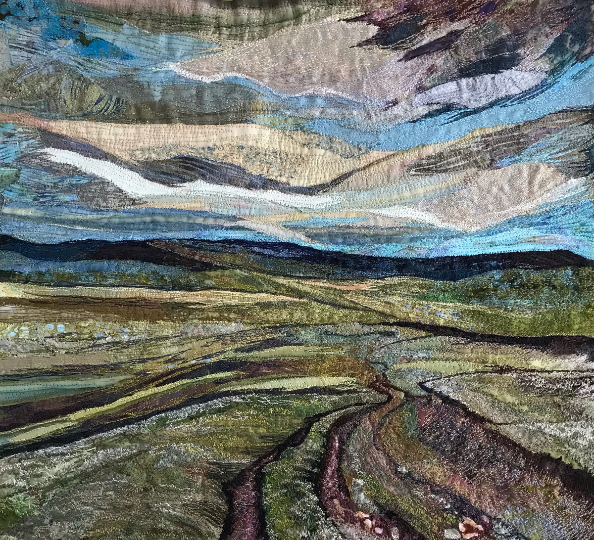 Into the Wild - textile art by Rachel Wight