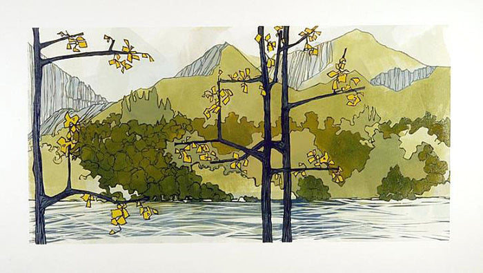 Saplings, Menai Straits by Laura Boswell