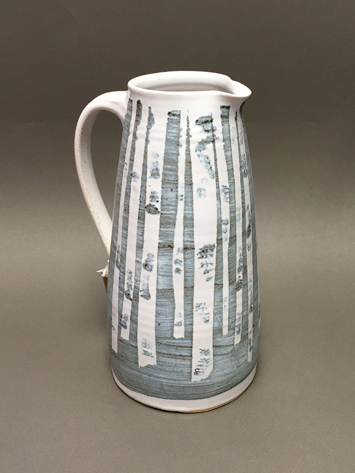 Silver Birch Tall Jug by Neil Tregear