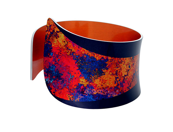 Starburst Orange bangle