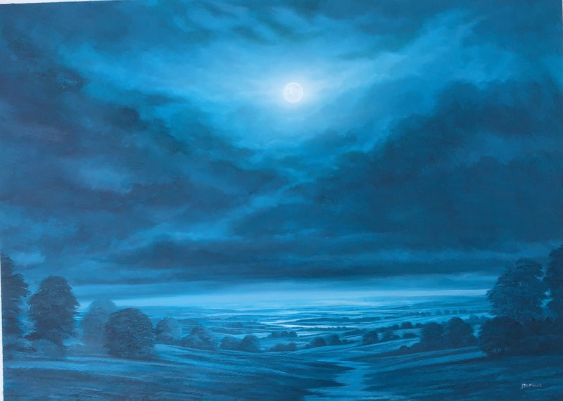 The Moon's Magic - Original Painting by Mark Duffin