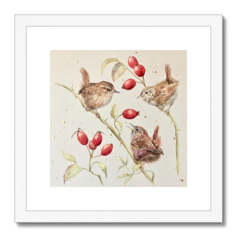 Chime of Wrens Framed & Mounted Print