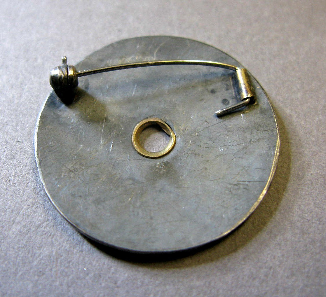 Oxidised Brooch by John Field