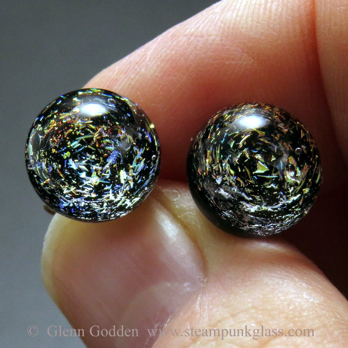 Tiny 3D Multicoloured Galaxy Earrings