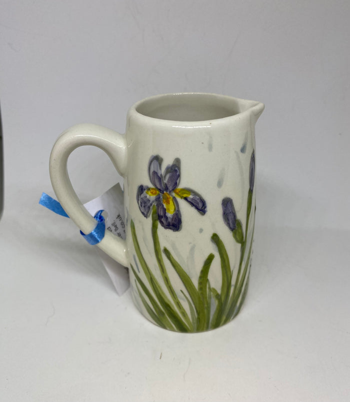 Small Hand -painted Ceramic Cream Jug by Jenny Bell 