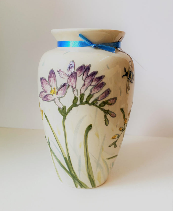 Tall Classic Ceramic Vase by Jenny Bell