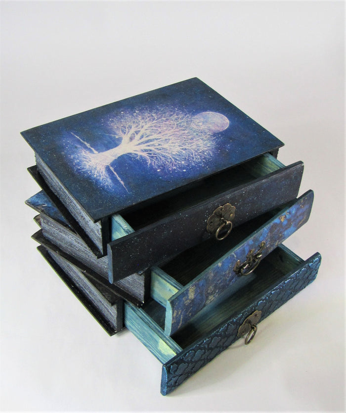 Jewellery Drawers by Monika Maksym featuring Artwork by Mark Duffin