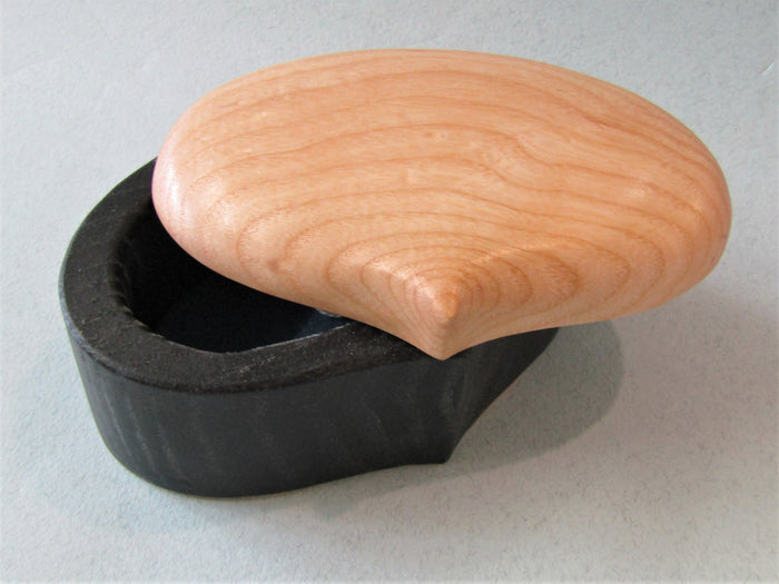 Small Seaform Wooden Storage Box  by Martin Stephenson