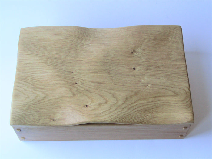 English Oak, wave chest by Martin Stephenson